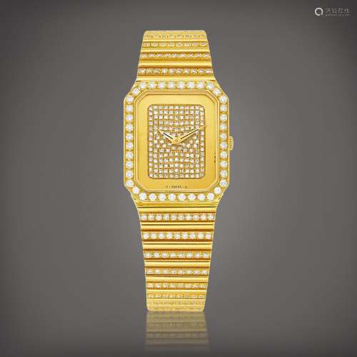Patek PhilippeReference 3817 | A yellow gold and diamond-set...