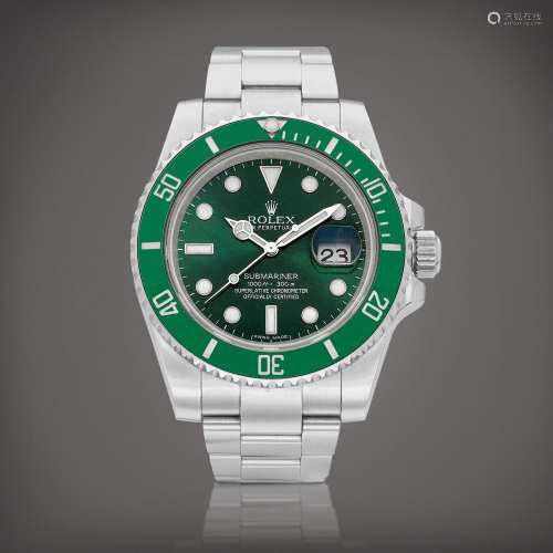 RolexSubmariner "Hulk", Reference 116610LV | A sta...