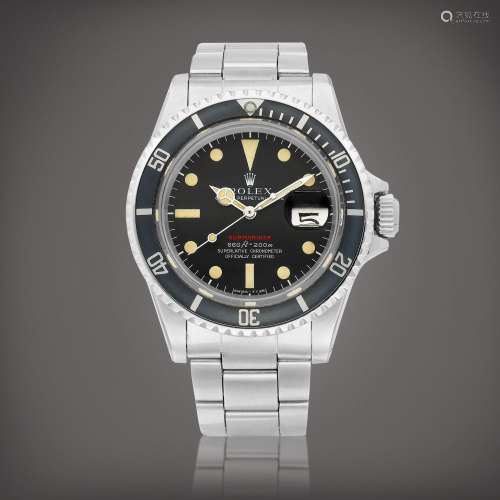 RolexSubmariner "Single Red", Reference 1680 | A s...