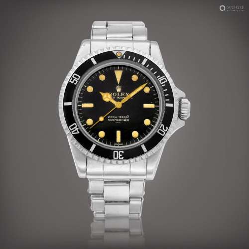 RolexSubmariner, Reference 5513 | A stainless steel wristwat...
