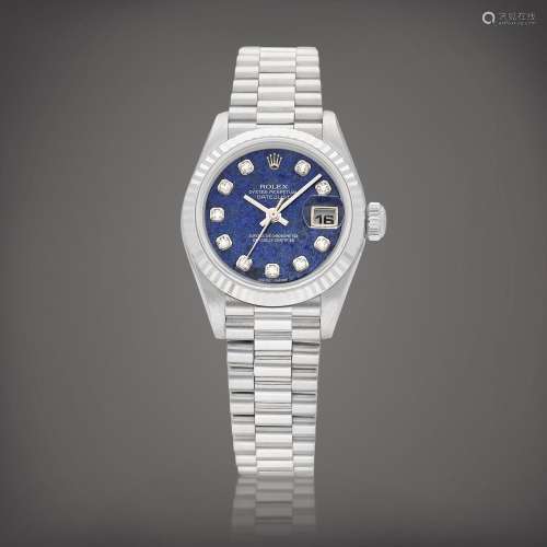 RolexDateJust, Reference 79179 |  A white gold and diamond-s...
