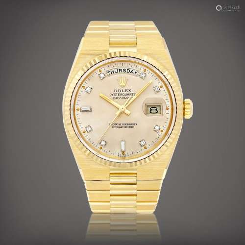 RolexOysterquartz Day-Date, Reference 19018 |  A yellow gold...