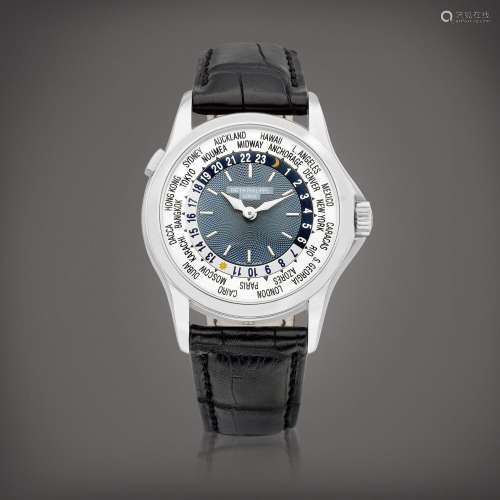 Patek PhilippeReference 5110  | A platinum world time wristw...