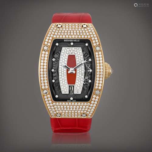 Richard MilleReference RM007 | A pink gold, diamond and blac...