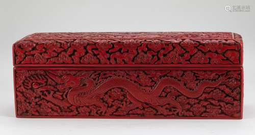 Ming Dynasty carved lacquer box