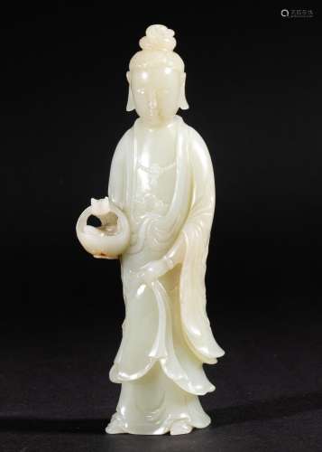 White Jade Figures of the Qing Dynasty