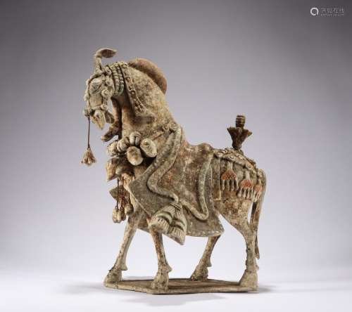 Colored Pottery Horse
