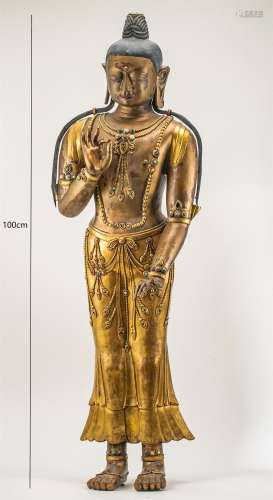 Bronze Gilded Buddha Statue of the Ming Dynasty