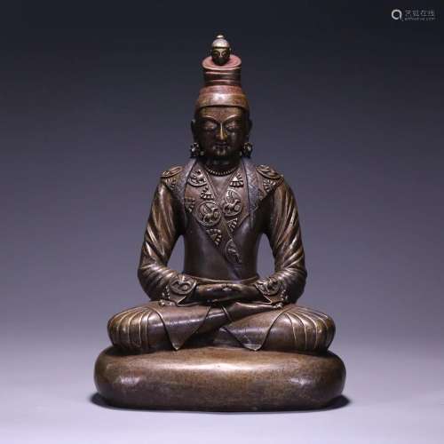 Bronze Buddha Statue of the Qing Dynasty