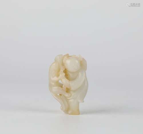 China Hotan Jade figure, 18th century