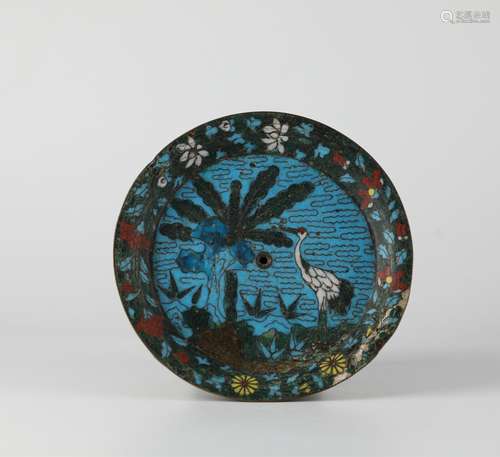 Chinese Ming Dynasty Cloisonne Plate