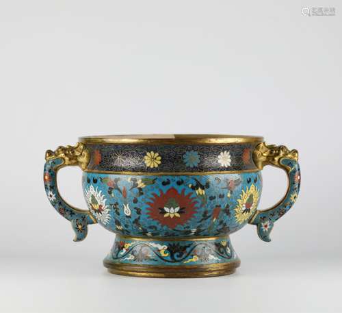 Chinese Cloisonne Incense burner, Ming Dynasty