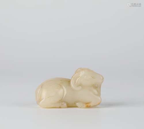 China Hetian Jade Sheep, Ming Dynasty