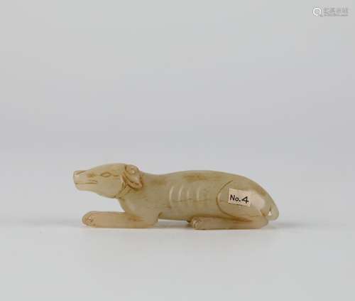 Ancient Chinese Jade Dog, Yuan Dynasty