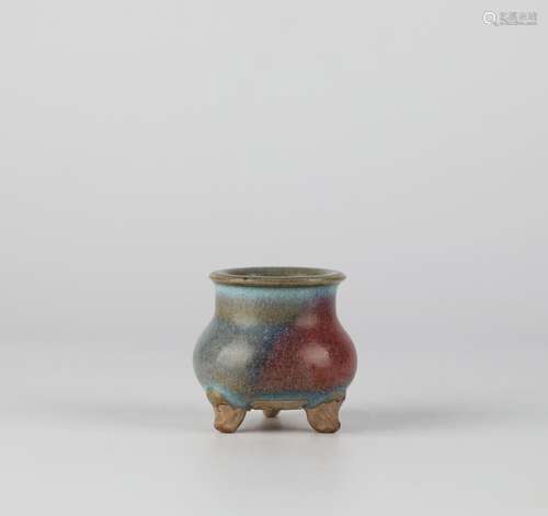 Ancient Chinese Jun Porcelain Glaze Incense Stove