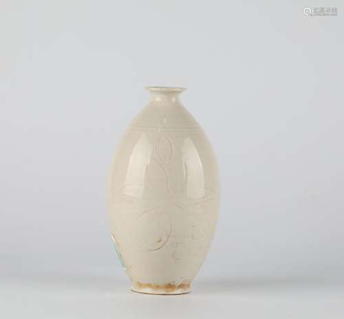 Ancient China Ding Kiln Porcelain Bottles