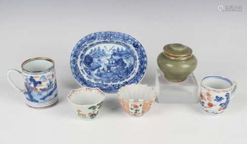 A small group of Chinese pottery