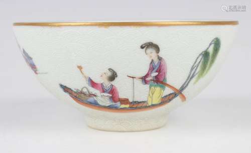 A Chinese famille rose porcelain circular bowl