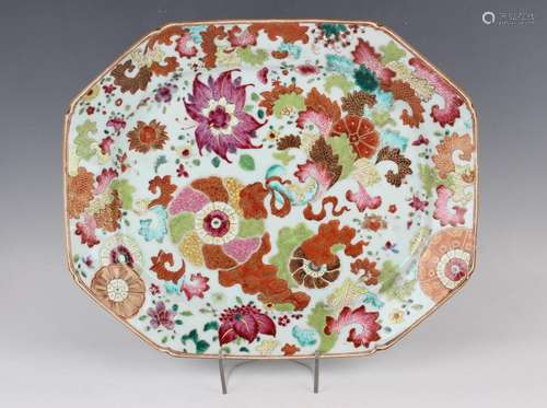 A Chinese pseudo tobacco leaf pattern export porcelain meat ...