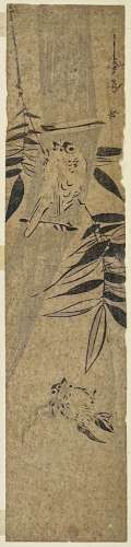 Kitagawa Utamaro (1753?-1806)<br />
Deux ko-tanzaku, sumizur...