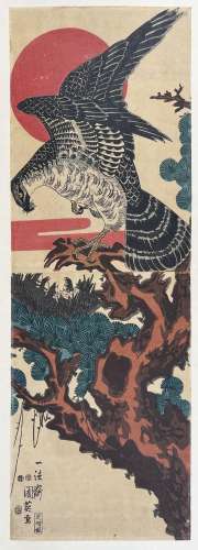 Utagawa Kunihide (act. 1820-1850)<br />
Double oban tate-e, ...
