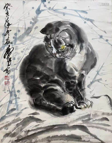 黄胄 猫