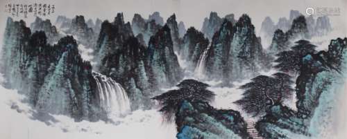 黎雄才 山水