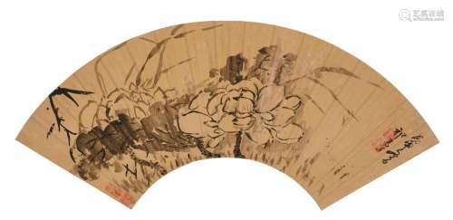 Qi Zhijia<br />
Qi Zhijia (17th Century) 祁豸佳 | Lotus 墨荷