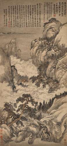 Wang Hui<br />
Wang Hui 1632-1717 王翬 | Traveling in Mounta...