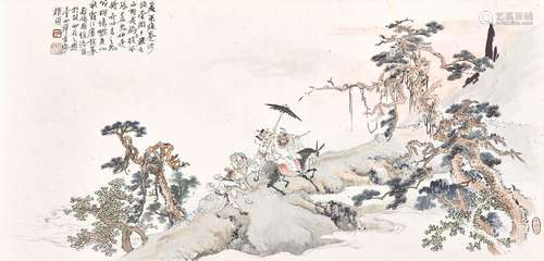 Xu Cao<br />
徐操　锺进士游山图 | Xu Cao, Excursion of Zhong ...