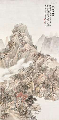 Lu Hui<br />
陆恢　秋山白云 | Lu Hui, Mountains Amidst Clouds