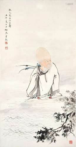 Chen Shaomei<br />
陈少梅　祝寿图 | Chen Shaomei, God of Long...