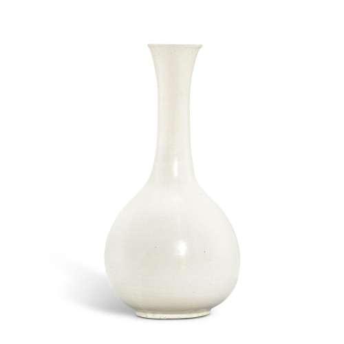 A rare Ding-type white-glazed bottle vase, Northern Song - J...