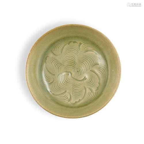 A carved Yaozhou celadon dish, Northern Song dynasty | 北宋 ...