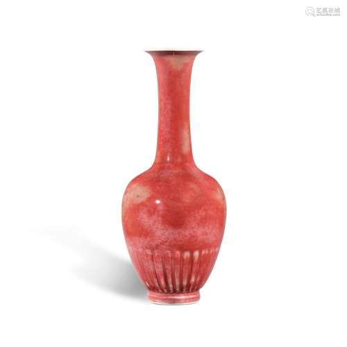 A fine and outstanding peachbloom-glazed 'chrysanthemum' vas...