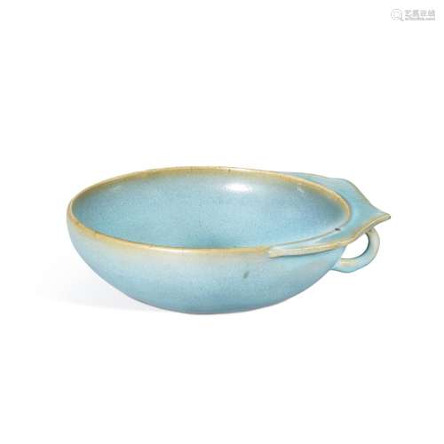 A Junyao blue-glazed handled washer, Song dynasty |  宋 鈞窰...