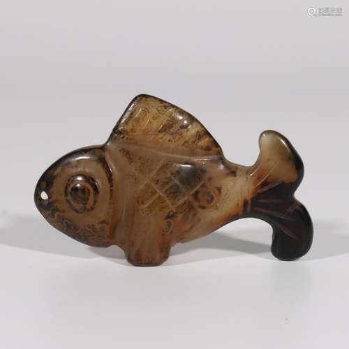 Agate Jade Fish