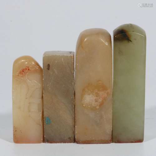 Four Shoushan Stone Seals