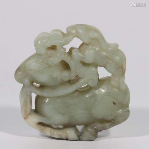 Jade carved sheep