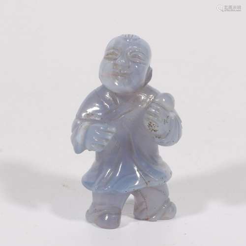 blue agate man