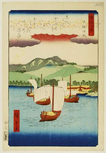 Utagawa Hiroshige (1797-1858)
Oban tate-e de la série Ô