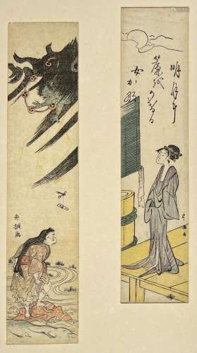 Tamagawa Shucho (act. 1790-1803)
- Ko-tanzaku, Okame et