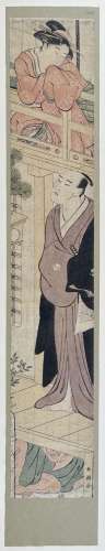 Katsukawa Shuncho (act. 1780-1801)
Hashira-e, parodie d