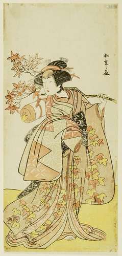 Katsukawa Shunsho (1726-1793)
Hosoban tate-e, Portrait