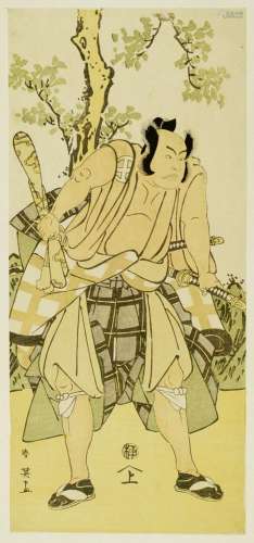 Katsukawa Shun'ei (1762 -1819)
Hosoban tate-e, Portrait