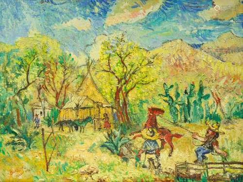 DAVID BURLIUK (UKRAINIAN 1882-1967)