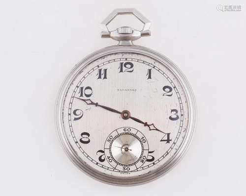 TAVANNE'S PLATINUM POCKET WATCH