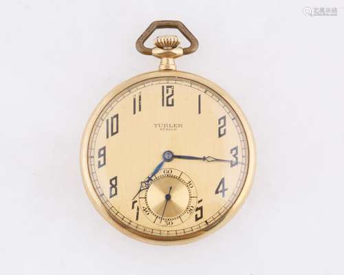 TURLER 14K GOLD POCKET WATCH