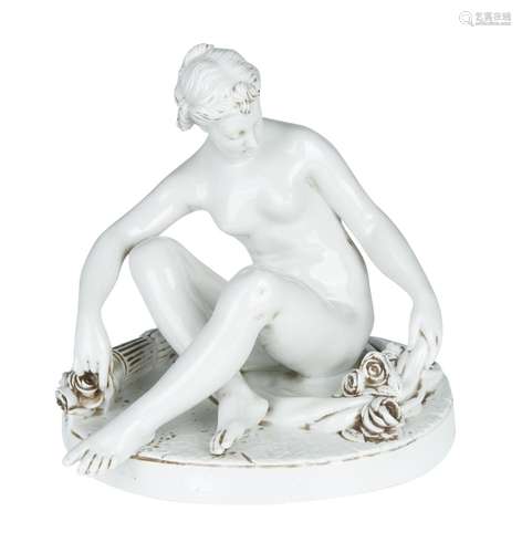 PORCELAIN SCULPTURE AFTER ETIENNE-MAURICE FALCONET (FRENCH 1...