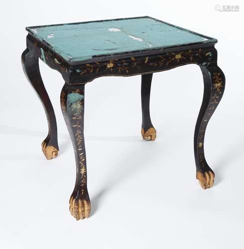 LACQUERED CHINOISERIE OCCASIONAL TABLE